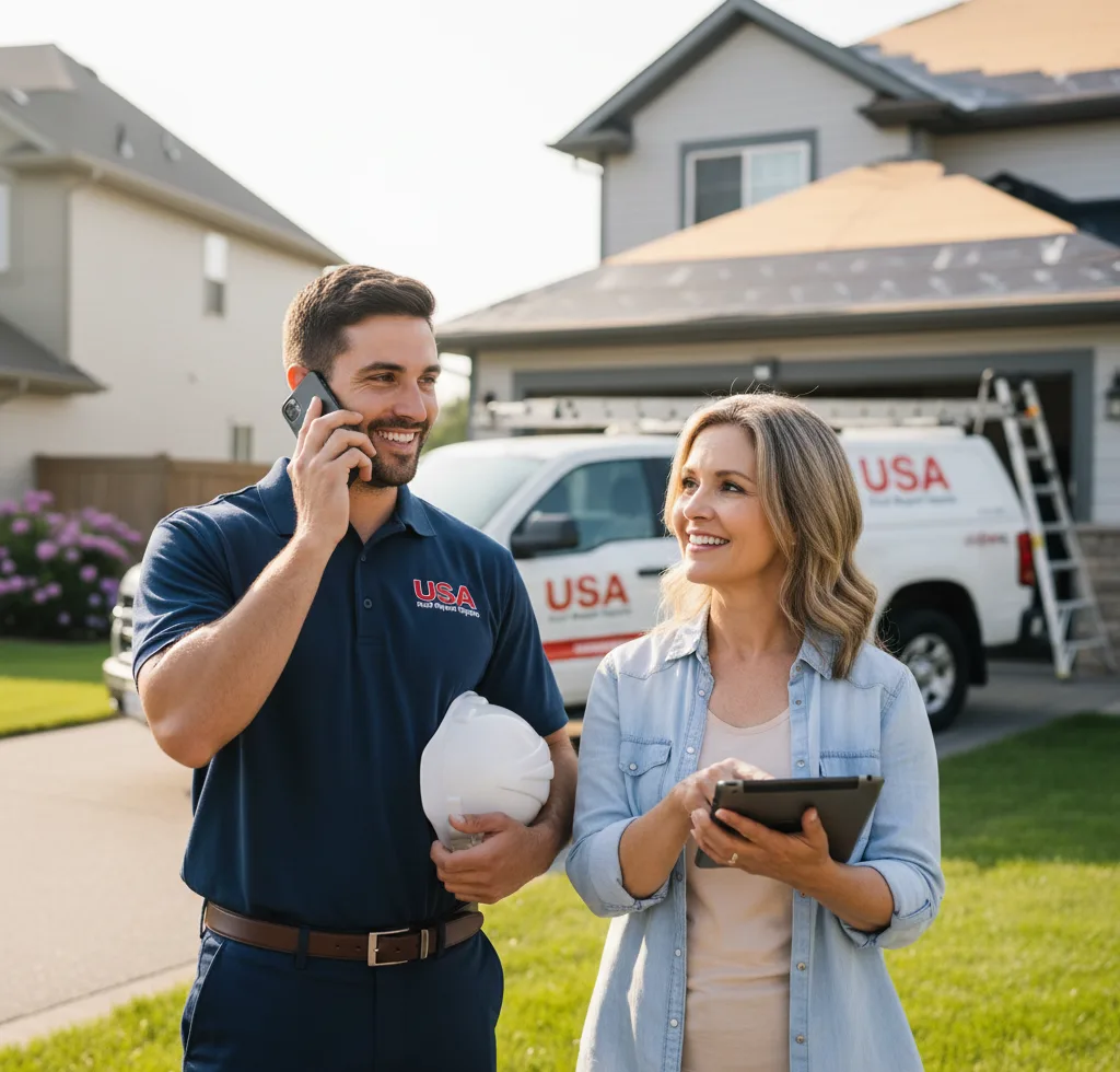 USA Roof Repair Experts customer support in Jesup